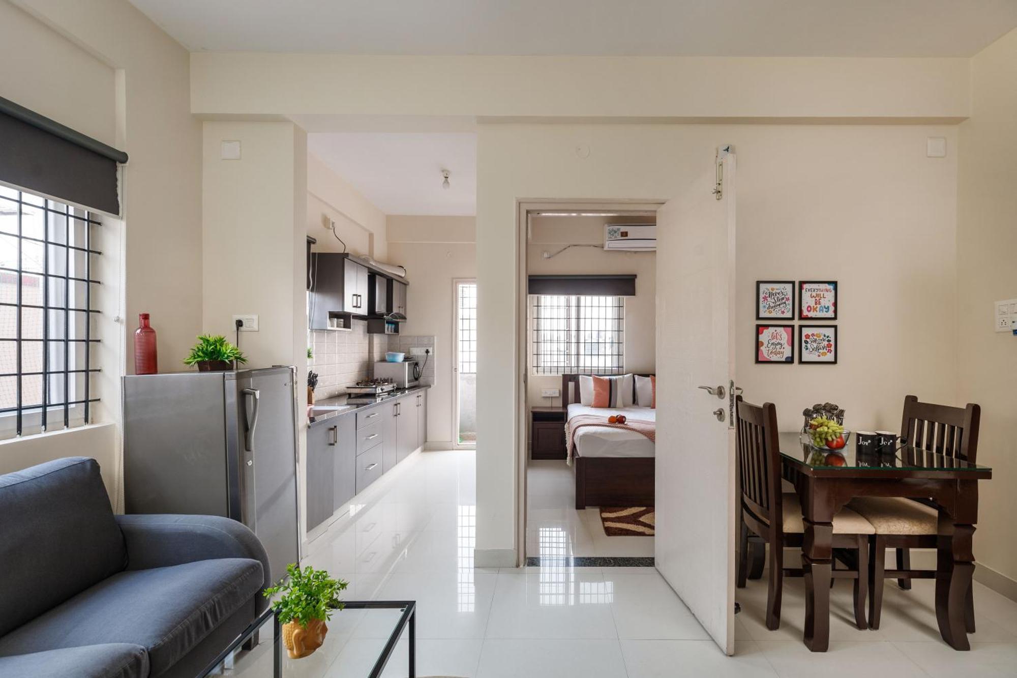 Apartment Bluo Park View 1bhk Hsr Layout - Terrace Garden Bangalore